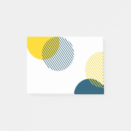 Moderne, eenvoudige, minimale, trendy abstracte ku post-it® notes (Voorkant)