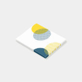 Moderne, eenvoudige, minimale, trendy abstracte ku post-it® notes (Schuin)