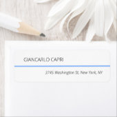 Moderne eenvoudige minimalistisch etiket (Insitu)