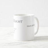 Moderne eenvoudige minimalistisch koffiemok (Voorkant rechts)