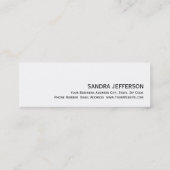 Moderne, eenvoudige, minimalistisch script voor Tr Mini Visitekaartje (Achterkant)