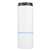 Moderne eenvoudige minimalistisch thermosbeker (Achterkant)