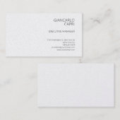 Moderne eenvoudige minimalistisch visitekaartje (Voorkant / Achterkant)