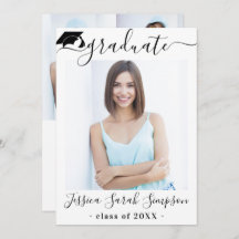 Moderne eenvoudige minimalistische 4 FOTO-graduati