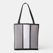 Moderne eenvoudige minimalistische aangepaste naam tote bag (Achterkant)