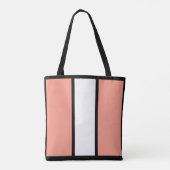 Moderne Eenvoudige Minimalistische Aangepaste Naam Tote Bag (Achterkant)