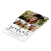 Moderne eenvoudige minimalistische aankondiging va magneet (Linkerzijde)