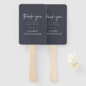 Moderne eenvoudige minimalistische camera Hartelij Handwaaier (Voorkant en achterkant)