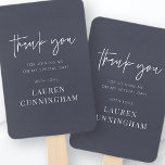 Moderne eenvoudige minimalistische camera Hartelij Handwaaier<br><div class="desc">Het ontwerp is samengesteld uit moderne chic typografie met sans serif en serif doopvont.</div>