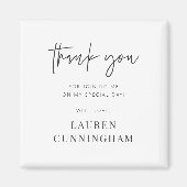 Moderne eenvoudige minimalistische camera Hartelij Magneet (Voorkant)