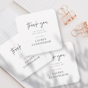 Moderne eenvoudige minimalistische camera Hartelij Notitiekaartje