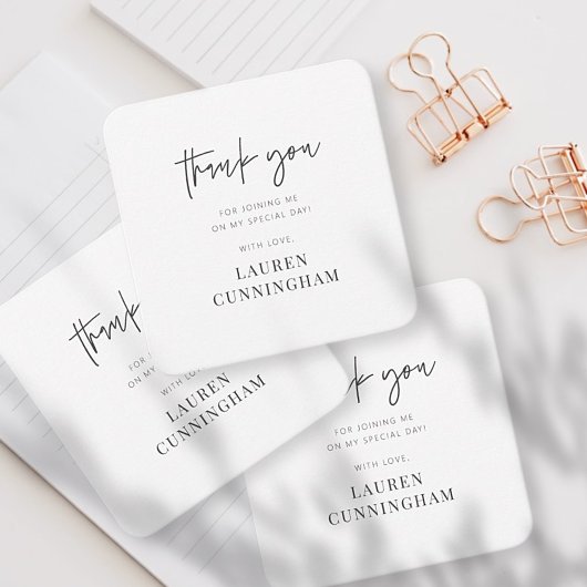 Moderne eenvoudige minimalistische camera Hartelij Notitiekaartje