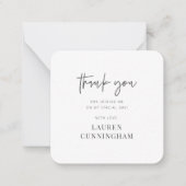 Moderne eenvoudige minimalistische camera Hartelij Notitiekaartje (Voorkant)