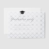 Moderne Eenvoudige Minimalistische Foto Graduation Vellum Uitnodigingen (Offset (Uitnodiging))