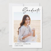 Moderne eenvoudige minimalistische fotograafpartij kaart (Voorkant)