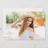 Moderne eenvoudige minimalistische fotograafpartij kaart (Achterkant)