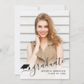 Moderne eenvoudige minimalistische fotograafpartij kaart (Voorkant)