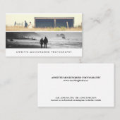 Moderne Eenvoudige Minimalistische Fotografie | Visitekaartje (Voorkant / Achterkant)