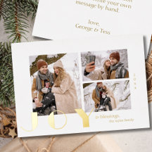 moderne eenvoudige minimalistische Joy Kerst foto 