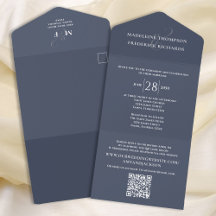 Moderne eenvoudige minimalistische leisteen blauw 