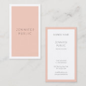 Moderne, eenvoudige, minimalistische, persoonlijke visitekaartje (Voorkant / Achterkant)