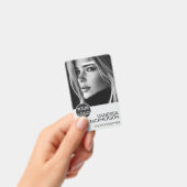 Moderne Eenvoudige Minimalistische Professionele F Badge (Handheld)
