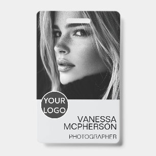 Moderne Eenvoudige Minimalistische Professionele F Badge