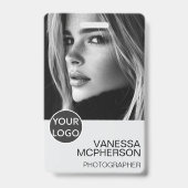 Moderne Eenvoudige Minimalistische Professionele F Badge (Voorzijde)