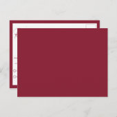 Moderne eenvoudige minimalistische QR-code RSVP-be Briefkaart (Voorkant / Achterkant)