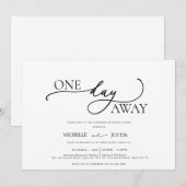 Moderne, eenvoudige, minimalistische repetitie: Di Kaart (Voorkant / Achterkant)