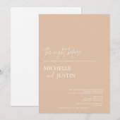 Moderne, eenvoudige, minimalistische repetitie: Di Kaart (Voorkant / Achterkant)