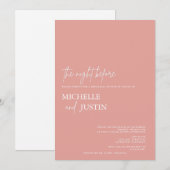 Moderne, eenvoudige, minimalistische repetitie: Di Kaart (Voorkant / Achterkant)