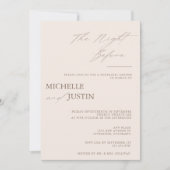 Moderne, eenvoudige, minimalistische repetitie kaart (Voorkant)