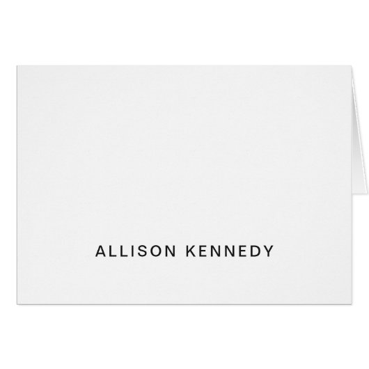 Moderne, eenvoudige minimalistische, schone legant (Voorkant Horizontaal)