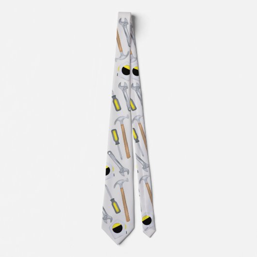 Moderne eenvoudige minimalistische speelgoedtools stropdas (Voorkant)