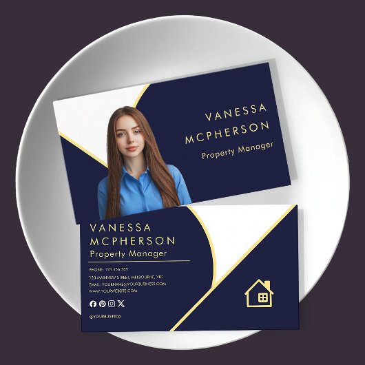 Moderne eenvoudige minimalistische transparante fo visitekaartje