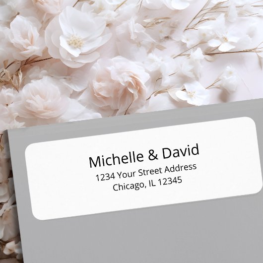 Moderne eenvoudige minimalistische typografie etiket