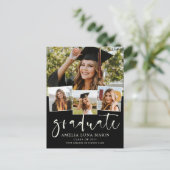 Moderne eenvoudige minimalistische uitnodiging tot (Staand voorkant)