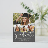 Moderne eenvoudige minimalistische uitnodiging tot (Staand voorkant)