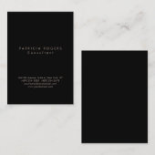 Moderne, eenvoudige minimalistische vormgeving visitekaartje (Voorkant / Achterkant)