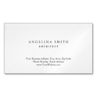 Moderne eenvoudige minimalistische witte professio