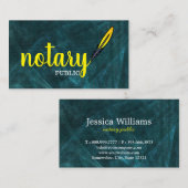 Moderne, eenvoudige mobiele, openbare legant scrip visitekaartje (Voorkant / Achterkant)