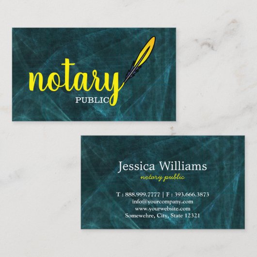 Moderne, eenvoudige mobiele, openbare legant scrip visitekaartje (Voorkant / Achterkant)