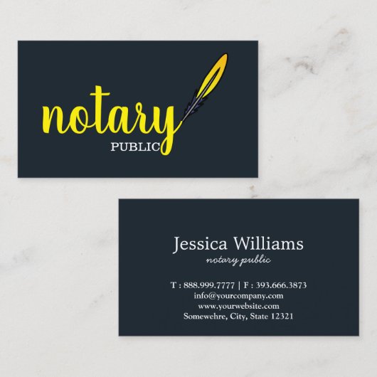 Moderne, eenvoudige mobiele, openbare legant scrip visitekaartje (Voorkant / Achterkant)