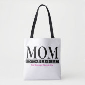 Moderne eenvoudige moeder tote bag (Voorkant)