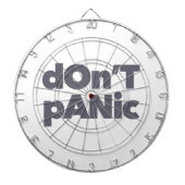 Moderne, eenvoudige, moedige, coole afbeelding van dartbord (Voorkant)