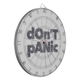 Moderne, eenvoudige, moedige, coole afbeelding van dartbord (Voorkant Links)