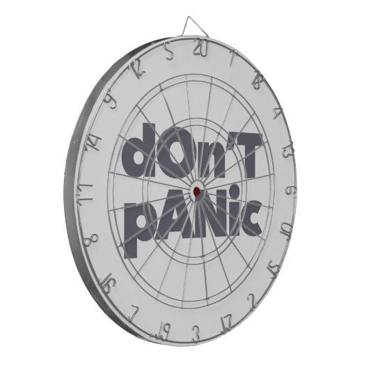 Moderne, eenvoudige, moedige, coole afbeelding van dartbord (Voorkant Links)