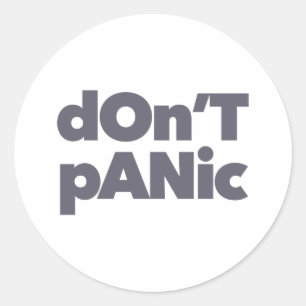 Moderne, eenvoudige, moedige, coole afbeelding van ronde sticker