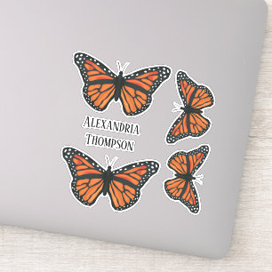 Moderne eenvoudige monarch Butterflies Garden Inse Sticker